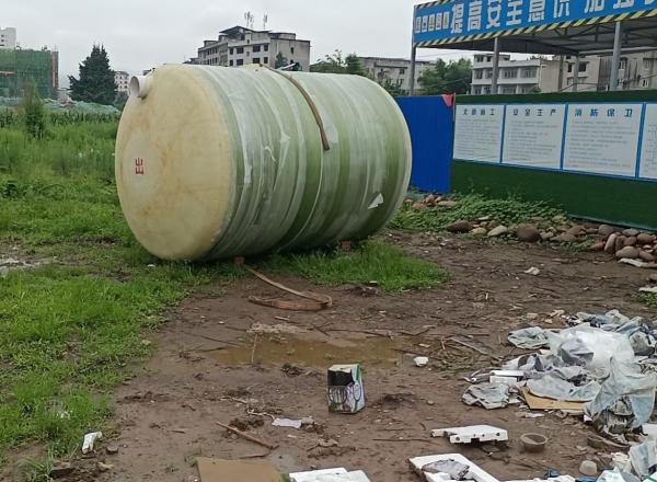 浙江遂宁船山区10立方玻璃钢化粪池项目